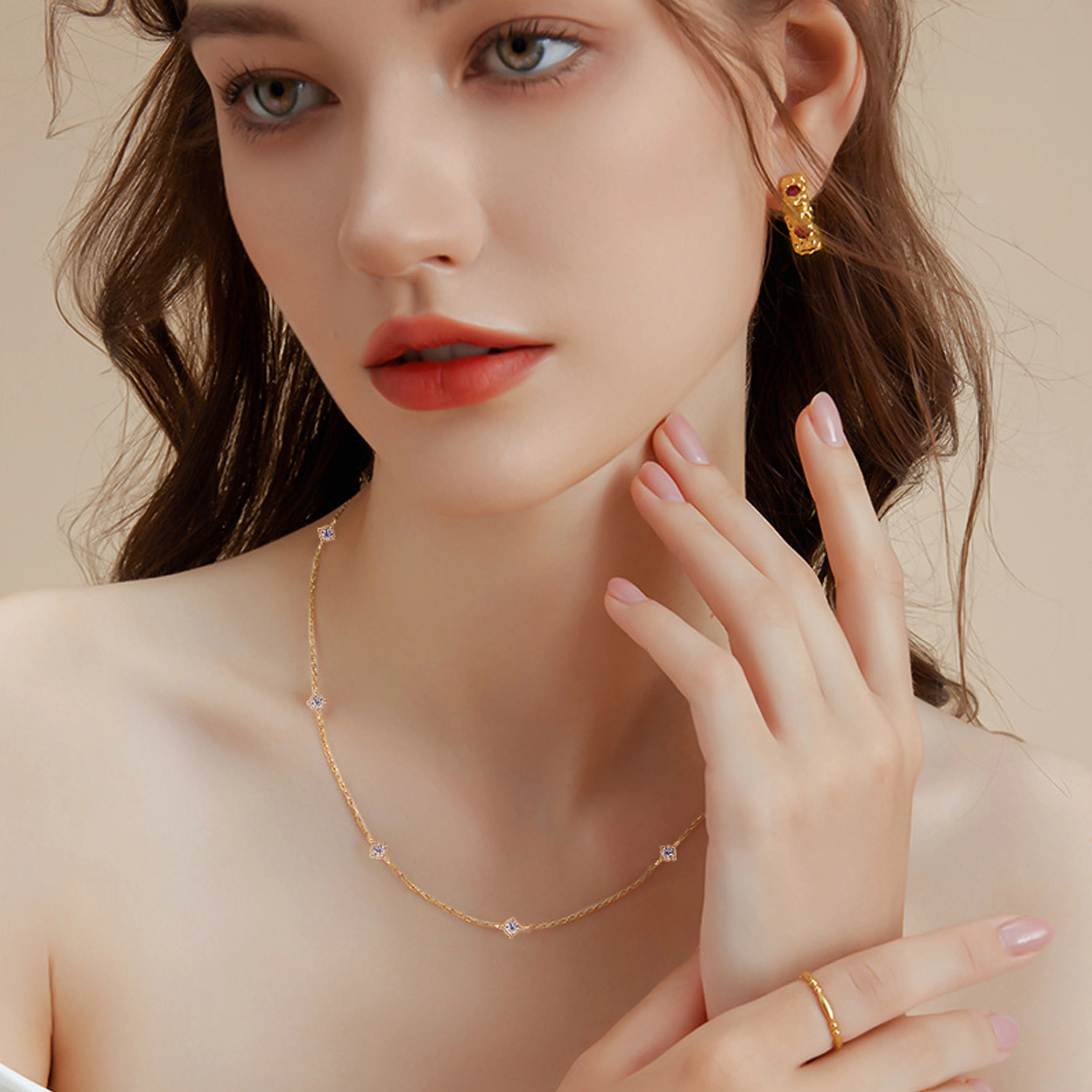 Moissanite Necklace for Women Dainty Long Necklace S925 Gold plated/Silver Necklace Jewelry For Women Gift
Moissanite Necklace for Women Dainty Long Necklace S925 Gold plated/Silver Necklace Jewelry For Women Gift