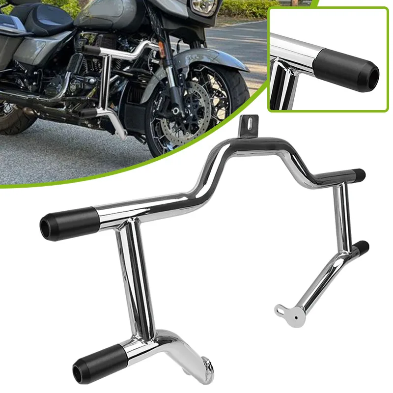 Защитный бампер (кенгурятник) для мотоциклов Harley Touring Street Glide Road King Electra Glide 2009-2023
Защитный бампер (кенгурятник) для мотоциклов Harley Touring Street Glide Road King Electra Glide 2009-2023