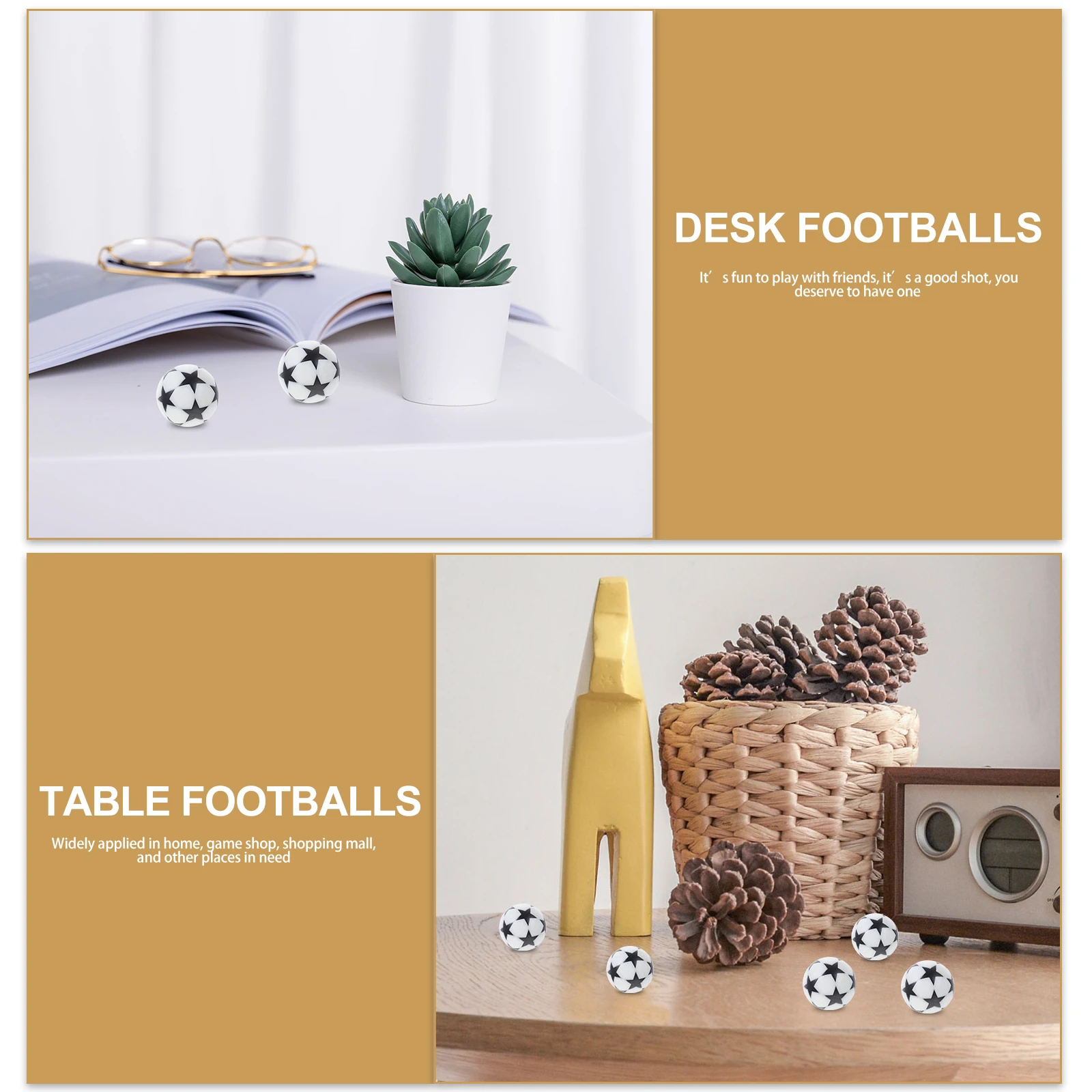 Black White Football Desk Soccer Toy Eco Mini Desktop Foosball Game Accessory for Home Mall Party Fun 
Black White Football Desk Soccer Toy Eco Mini Desktop Foosball Game Accessory for Home Mall Party Fun