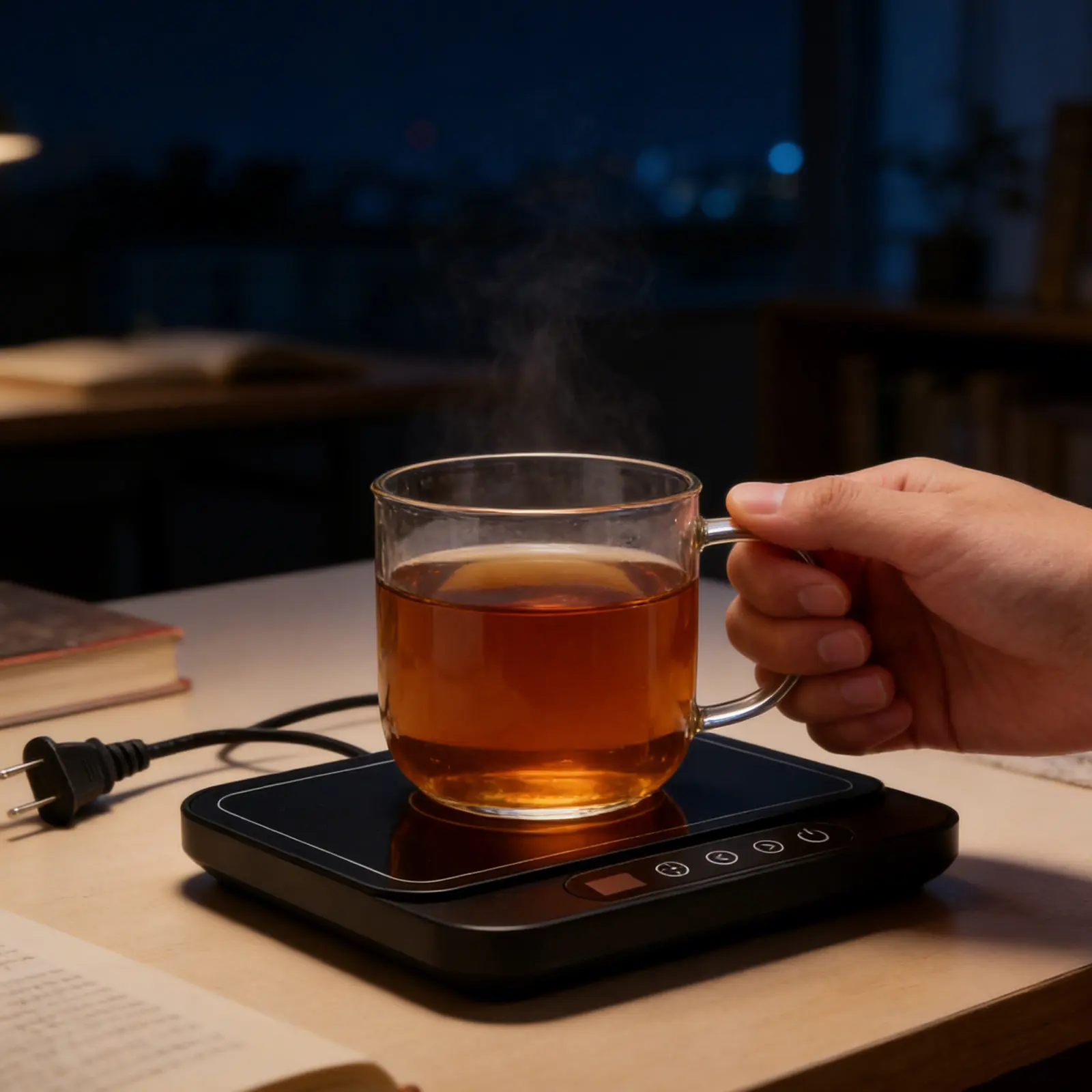 Adjustable Electric Heating Board for Food Coffee Mug Warmer 50W 9-Temp Settings 12H Timer Ultra-Thin Desk Heating Mat Food
Adjustable Electric Heating Board for Food Coffee Mug Warmer 50W 9-Temp Settings 12H Timer Ultra-Thin Desk Heating Mat Food