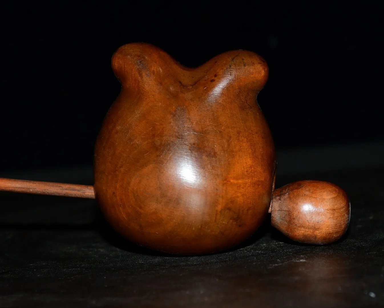 2"Tibetan Temple Collection Old Boxwood Double eared Wooden Fish Reciting scriptures and reciting texts Amitabha Worship Hall
2"Tibetan Temple Collection Old Boxwood Double eared Wooden Fish Reciting scriptures and reciting texts Amitabha Worship Hall