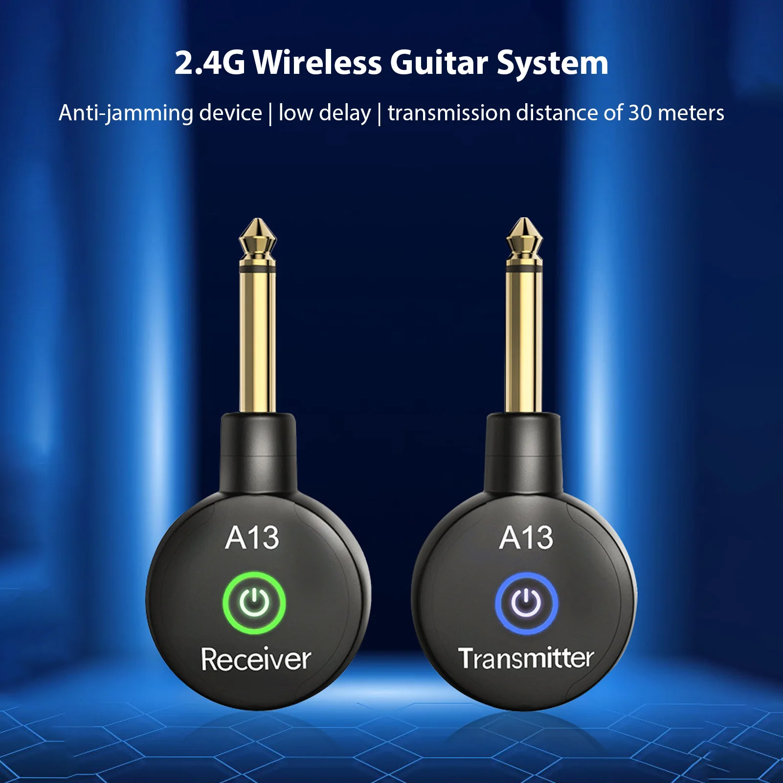 Беспроводная гитарная система 2,4G, перезаряжаемый гитарный передатчик, приемник, двухрежимное переключение, автоматическое сопряжение Plug and Play
Беспроводная гитарная система 2,4G, перезаряжаемый гитарный передатчик, приемник, двухрежимное переключение, автоматическое сопряжение Plug and Play