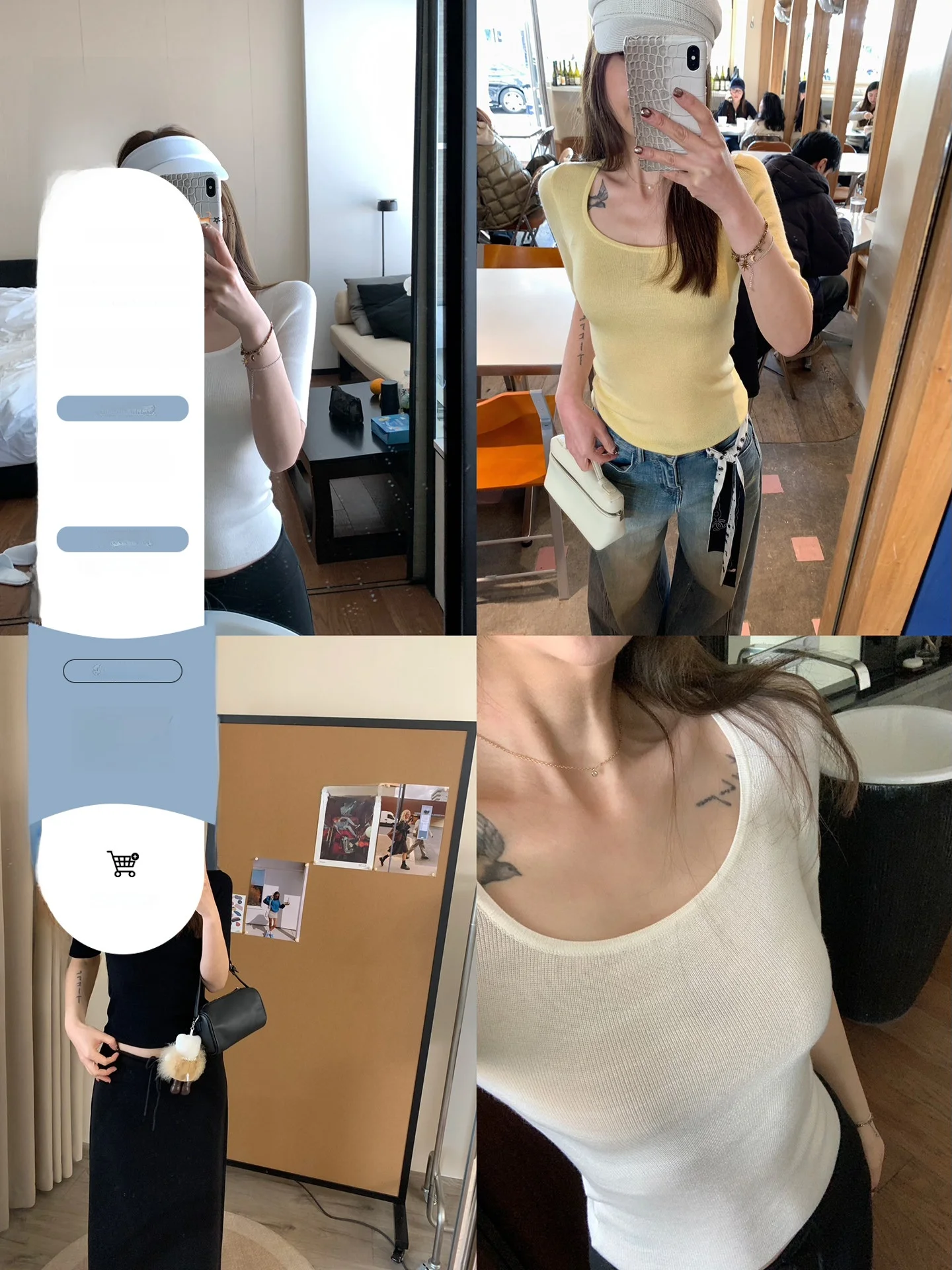 Blue Women's Slim Fit Short Knitwear mid Sleeve U-Neck Casual Style Pure Color Spring Summer Fashion Versatile Comfortable Top
Blue Women's Slim Fit Short Knitwear mid Sleeve U-Neck Casual Style Pure Color Spring Summer Fashion Versatile Comfortable Top