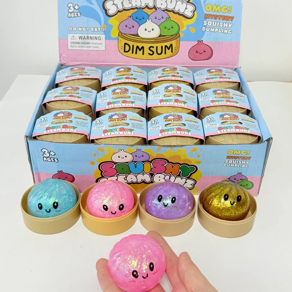 Glitter Dumpling Squishy ULTRA RARE Gold Glitter Hidden Edition Dumplings Sensory Steamer Soft TPR Dough Ball for Stress Relief
Glitter Dumpling Squishy ULTRA RARE Gold Glitter Hidden Edition Dumplings Sensory Steamer Soft TPR Dough Ball for Stress Relief