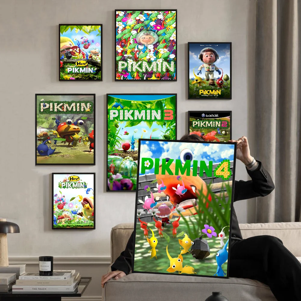 Game P-Pikmin Self-adhesive Art Poster Retro Kraft Paper Sticker DIY Room Bar Cafe Vintage Decorative Painting
Game P-Pikmin Self-adhesive Art Poster Retro Kraft Paper Sticker DIY Room Bar Cafe Vintage Decorative Painting