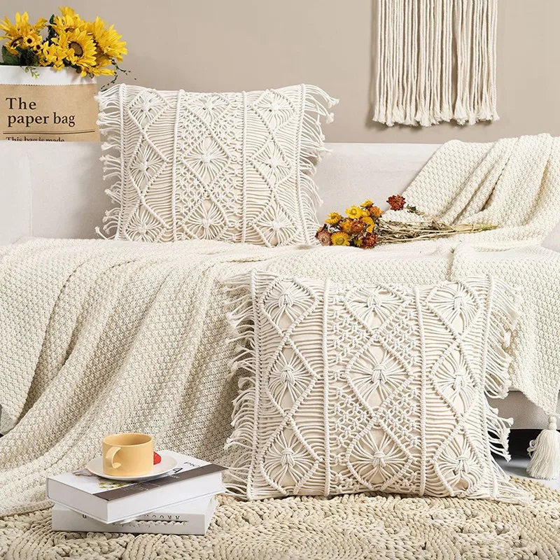 1 Set Of Boho Cushion Cover Pillow Cover Decor Lace Pillowcase Cotton Decorative Fringe
1 Set Of Boho Cushion Cover Pillow Cover Decor Lace Pillowcase Cotton Decorative Fringe