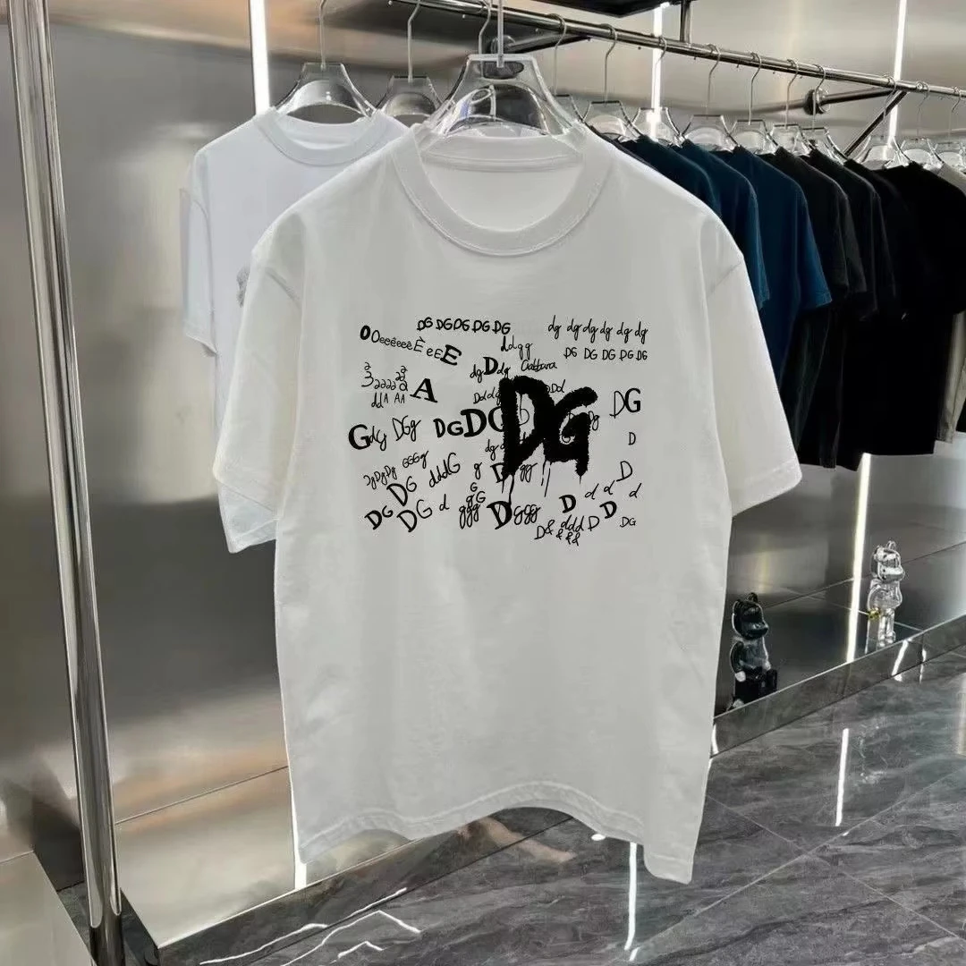 2025 Summer Latest European and American Popular Fashion Letter Pure Cotton Printed T-shirt Fashionable Breathable Unisex
2025 Summer Latest European and American Popular Fashion Letter Pure Cotton Printed T-shirt Fashionable Breathable Unisex
