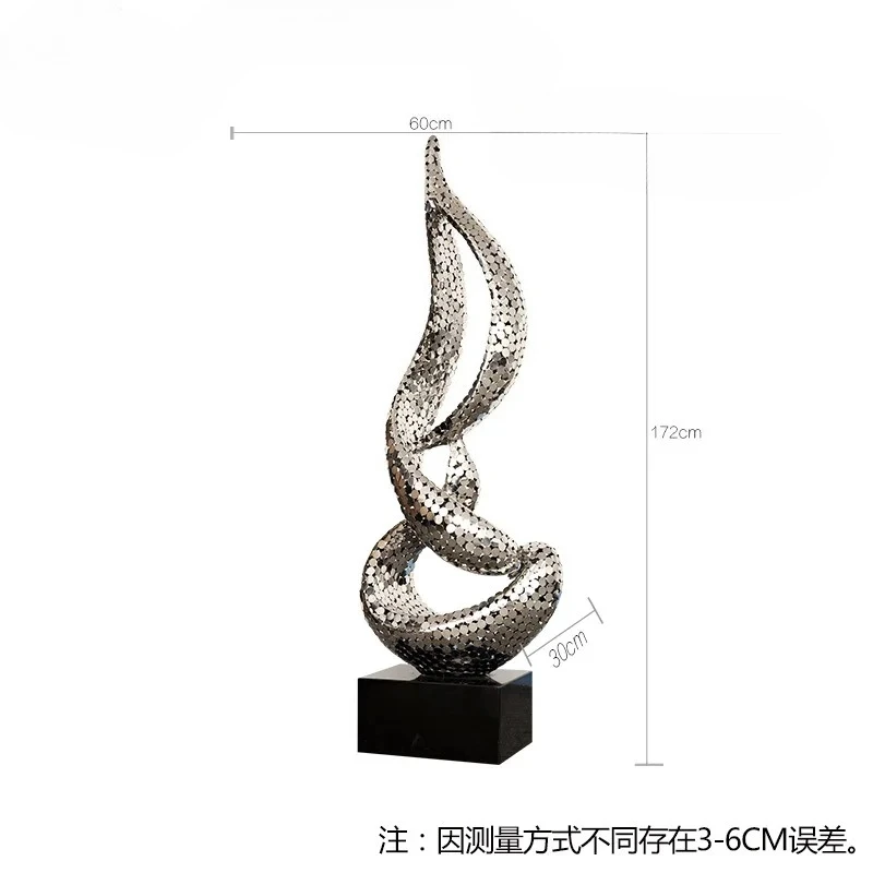 Hotel art decoration floor-to-ceiling accessories stairwell stainless steel metal large sculpture ornament
Hotel art decoration floor-to-ceiling accessories stairwell stainless steel metal large sculpture ornament