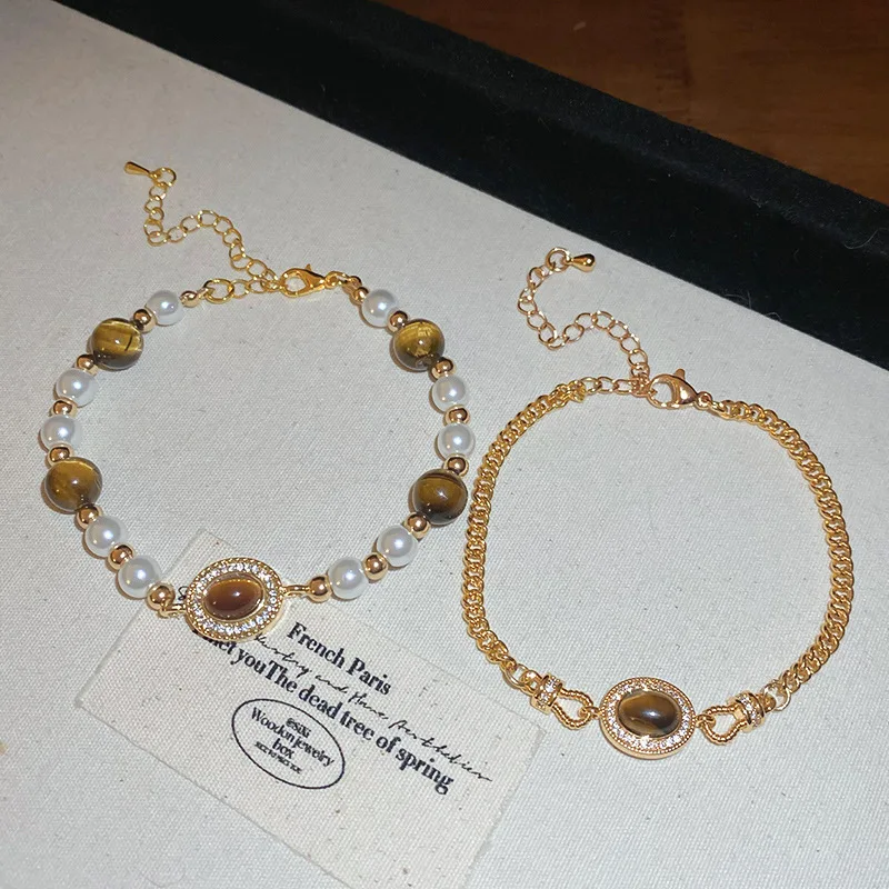 2025 New Fashion Tiger Eye Stone Crystal Bracelet for Women Personalized Exquisite Stainless Steel Bracelet Jewelry Accessories
2025 New Fashion Tiger Eye Stone Crystal Bracelet for Women Personalized Exquisite Stainless Steel Bracelet Jewelry Accessories