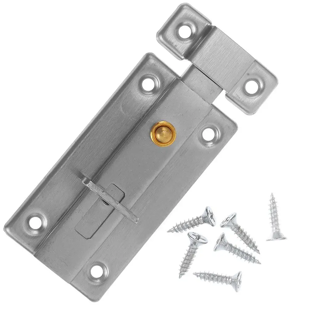 Bathroom Door Lock Stainless Steel Dual Head Thickened Bolt Sliding Latch Inside Garage Gate Security Privacy Solution Door
Bathroom Door Lock Stainless Steel Dual Head Thickened Bolt Sliding Latch Inside Garage Gate Security Privacy Solution Door