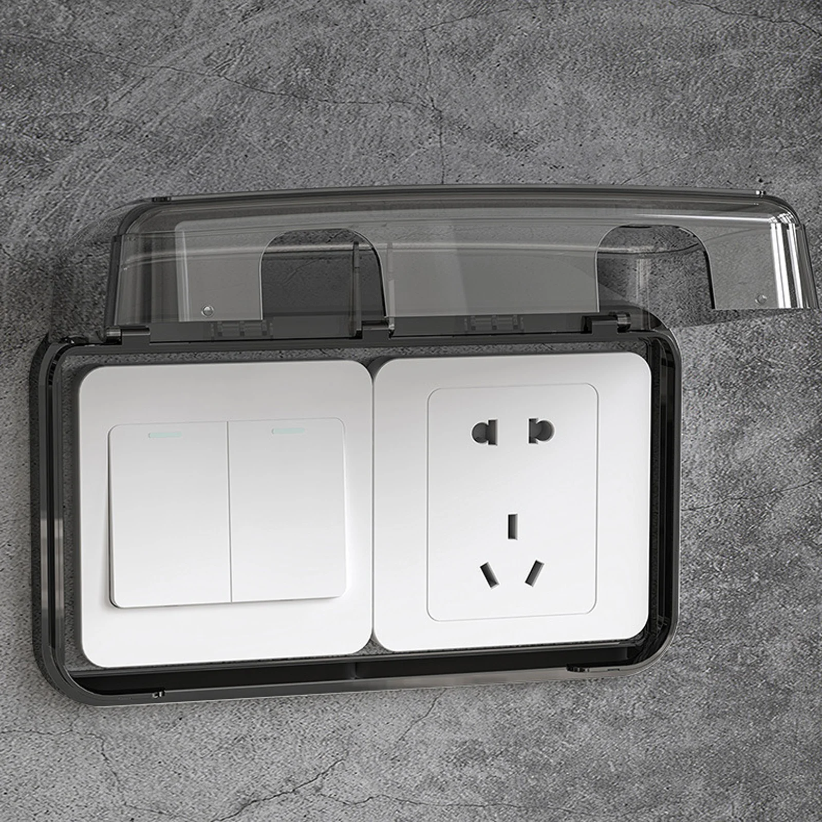 86Type Waterproof Switch Cover Outlet Protector Splash Proof Socket Box Bathroom Socket Case Electrical Equipment Supplies
86Type Waterproof Switch Cover Outlet Protector Splash Proof Socket Box Bathroom Socket Case Electrical Equipment Supplies