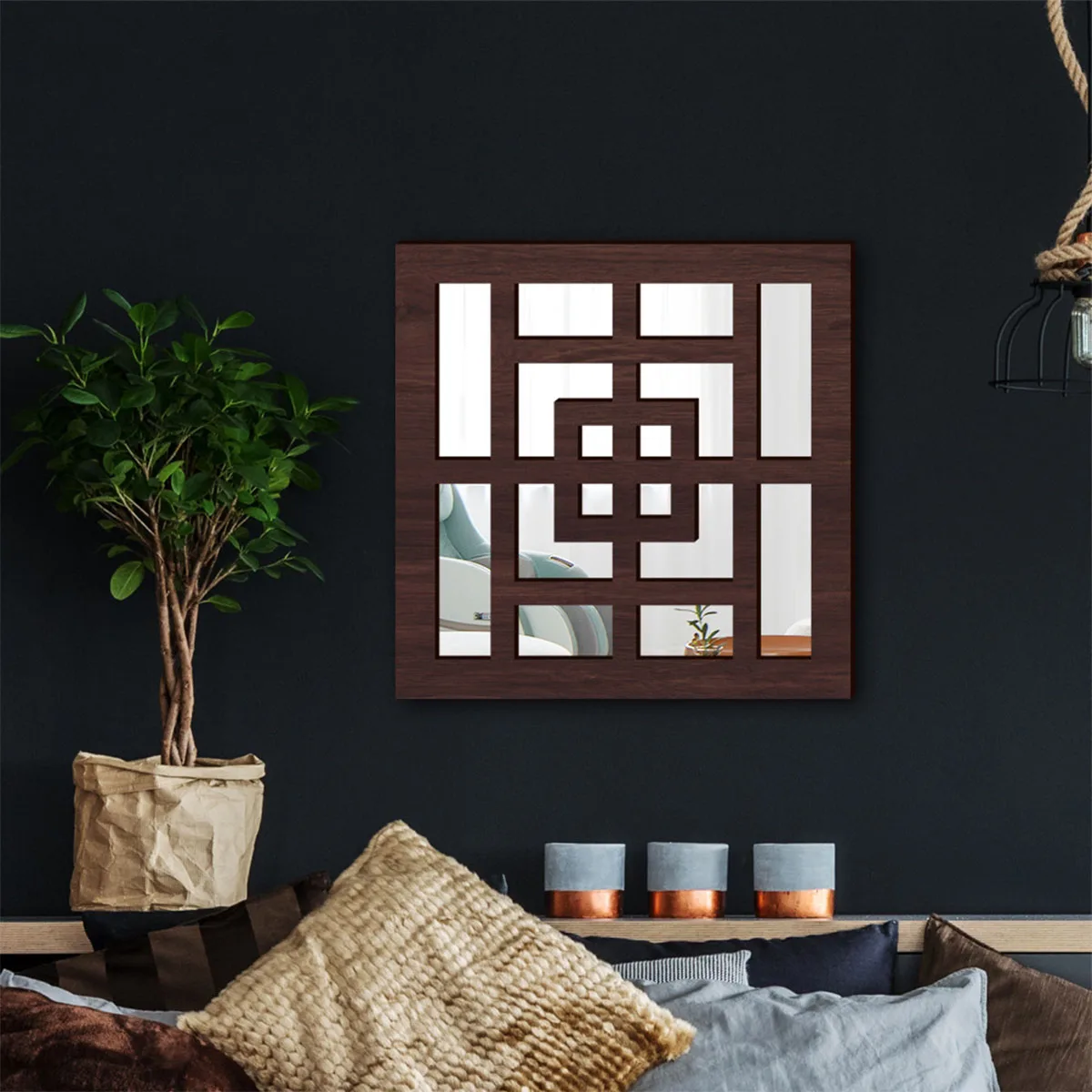 Rustic Window Frame Wall Decor Mirror Artwork, Wood Farmhouse Wall Decorative Mirror Living Room Bedroom Hallway Home Decoration
Rustic Window Frame Wall Decor Mirror Artwork, Wood Farmhouse Wall Decorative Mirror Living Room Bedroom Hallway Home Decoration