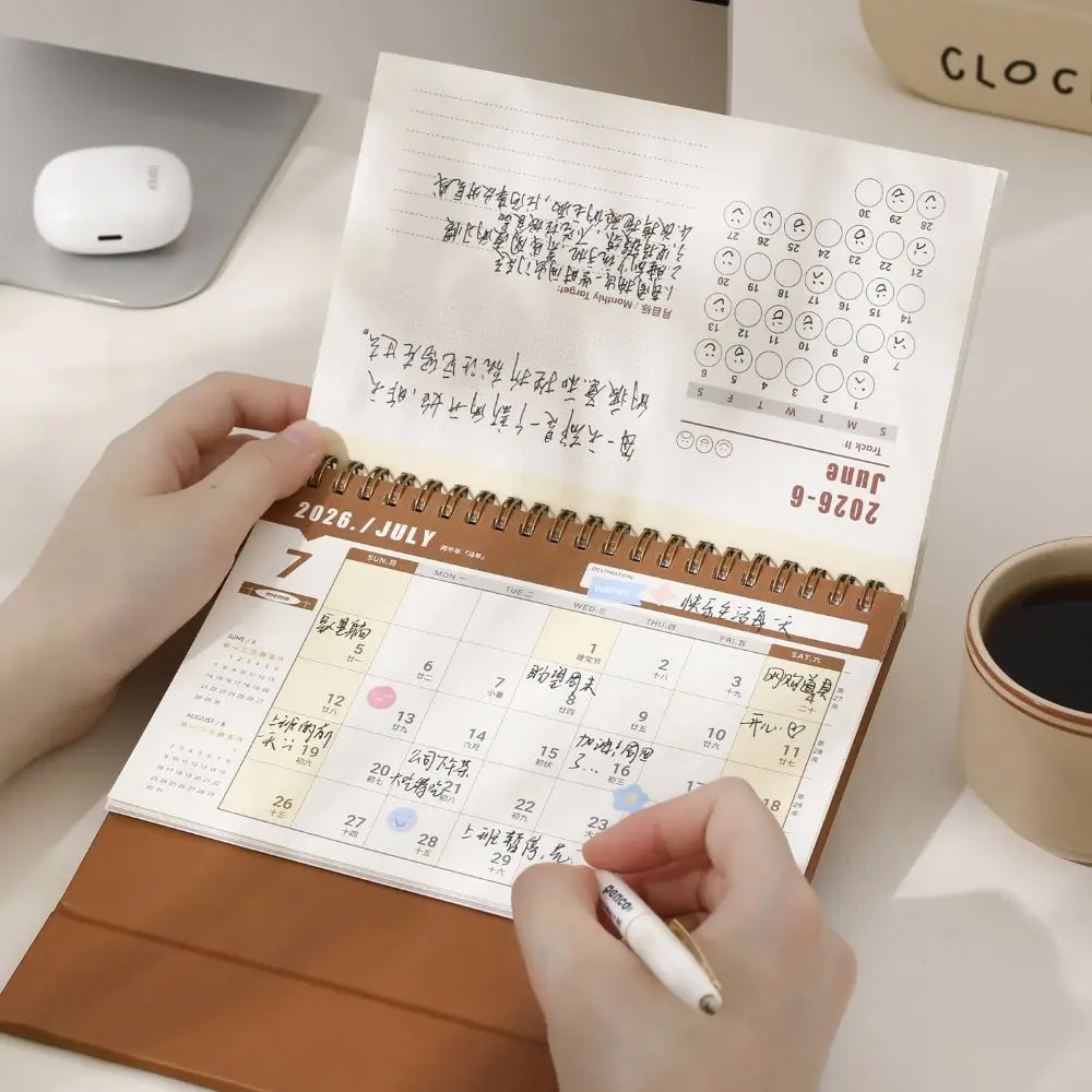Простой катушка 2026, настольный календарь, портативное украшение для рабочего стола, планировщик расписания, ежедневник, офисные школьные принадлежности
Простой катушка 2026, настольный календарь, портативное украшение для рабочего стола, планировщик расписания, ежедневник, офисные школьные принадлежности