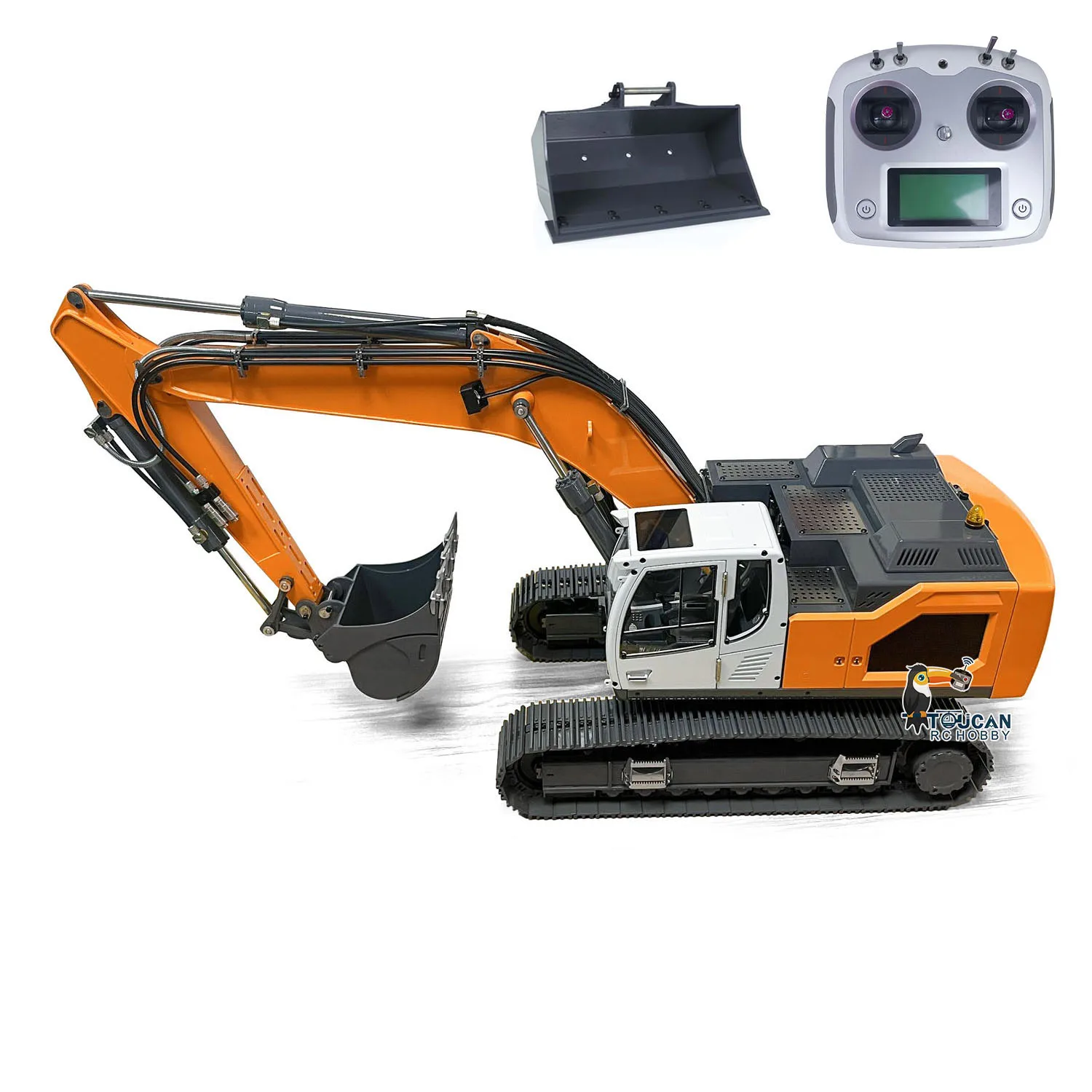 XDRC 945 1/14 RC Hydraulic Excavator Model Shovel Assembled Radio Control Servo Motor ESC Light System Painted Car Toys TH20730
XDRC 945 1/14 RC Hydraulic Excavator Model Shovel Assembled Radio Control Servo Motor ESC Light System Painted Car Toys TH20730