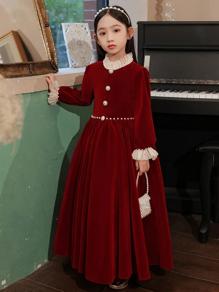 flower girl dresses For Wedding Bridesmaid Velvet Party Dress long Prom Dress ball gowns birthday dress Girl Graduation costume
flower girl dresses For Wedding Bridesmaid Velvet Party Dress long Prom Dress ball gowns birthday dress Girl Graduation costume