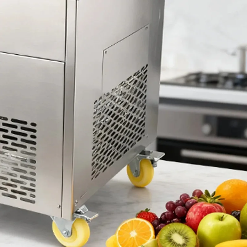 Одна квадратная сковорода, тайская машина для приготовления рулетов мороженого быстрого жарки, машина для жареного мороженого
Одна квадратная сковорода, тайская машина для приготовления рулетов мороженого быстрого жарки, машина для жареного мороженого