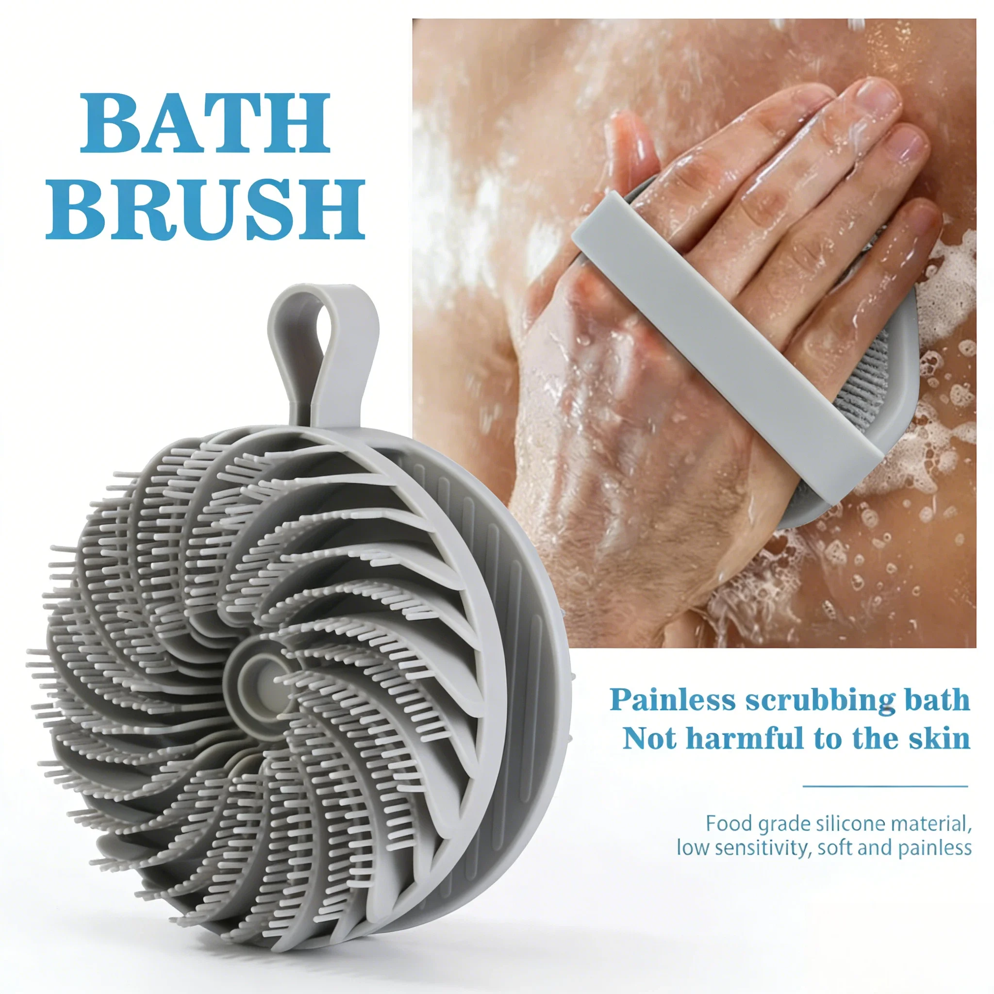 1pc Whirlwind Double Sided Bath Brush Hair Washing Bath 2-In-1 Cleaning Brush Rubbing Bath Massage Comb Outdoor Travel Portable
1pc Whirlwind Double Sided Bath Brush Hair Washing Bath 2-In-1 Cleaning Brush Rubbing Bath Massage Comb Outdoor Travel Portable
