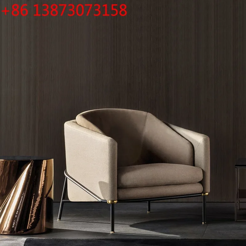 Designer TJXLO867 Nordic modern single metal casual fabric negotiation lying
Designer TJXLO867 Nordic modern single metal casual fabric negotiation lying