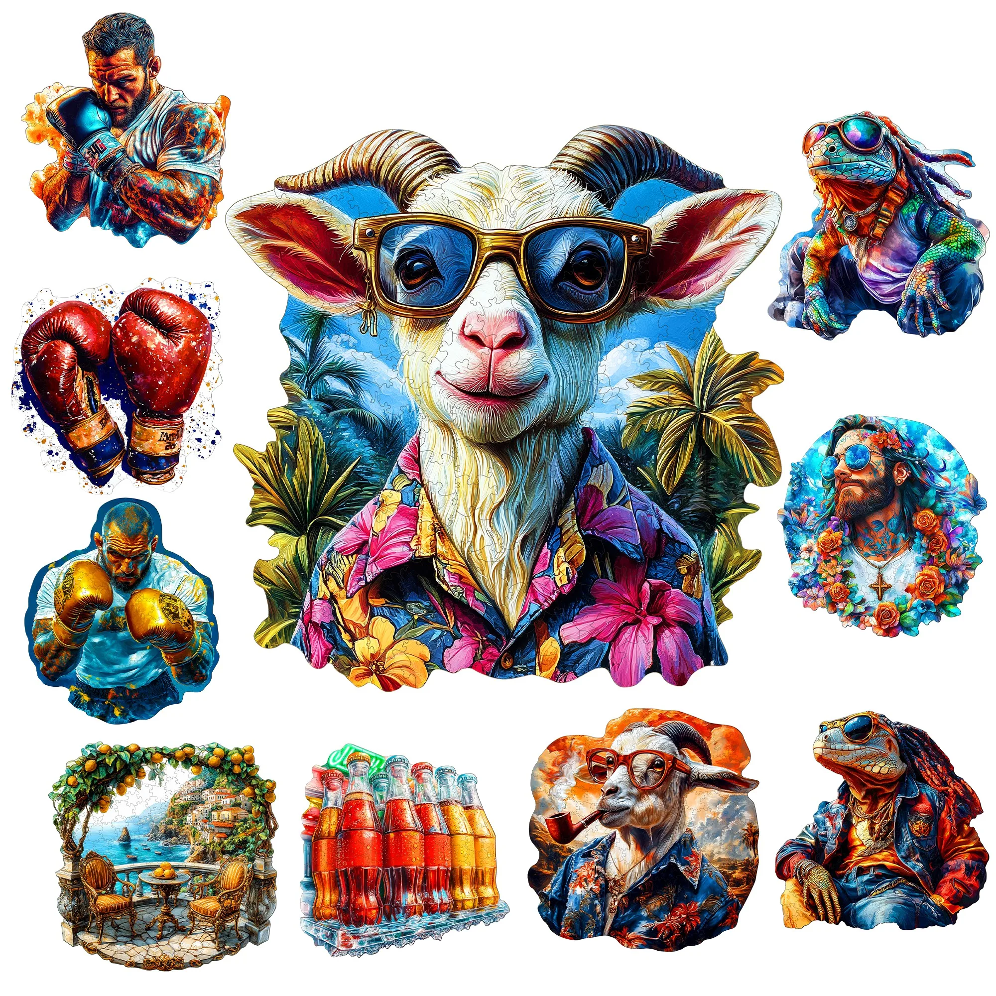 Animals and Humans Theme Wooden Jigsaw Puzzle Wooden Decor Painting Christmas and Halloween Gift Toy For Teen And Kid
Animals and Humans Theme Wooden Jigsaw Puzzle Wooden Decor Painting Christmas and Halloween Gift Toy For Teen And Kid