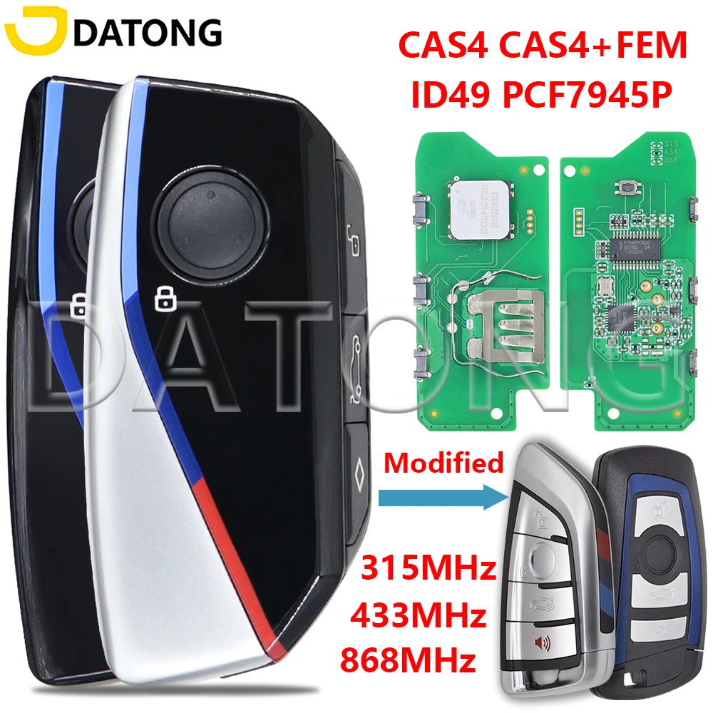 Datong модифицированный CAS4 CAS4 + FEM/BDC ID49 PCF7945 315/433/868 МГц автомобильный дистанционный ключ для BMW 1 3 5 7 F шасси X1 X3 X5 GT M2 M3 M4
Datong модифицированный CAS4 CAS4 + FEM/BDC ID49 PCF7945 315/433/868 МГц автомобильный дистанционный ключ для BMW 1 3 5 7 F шасси X1 X3 X5 GT M2 M3 M4