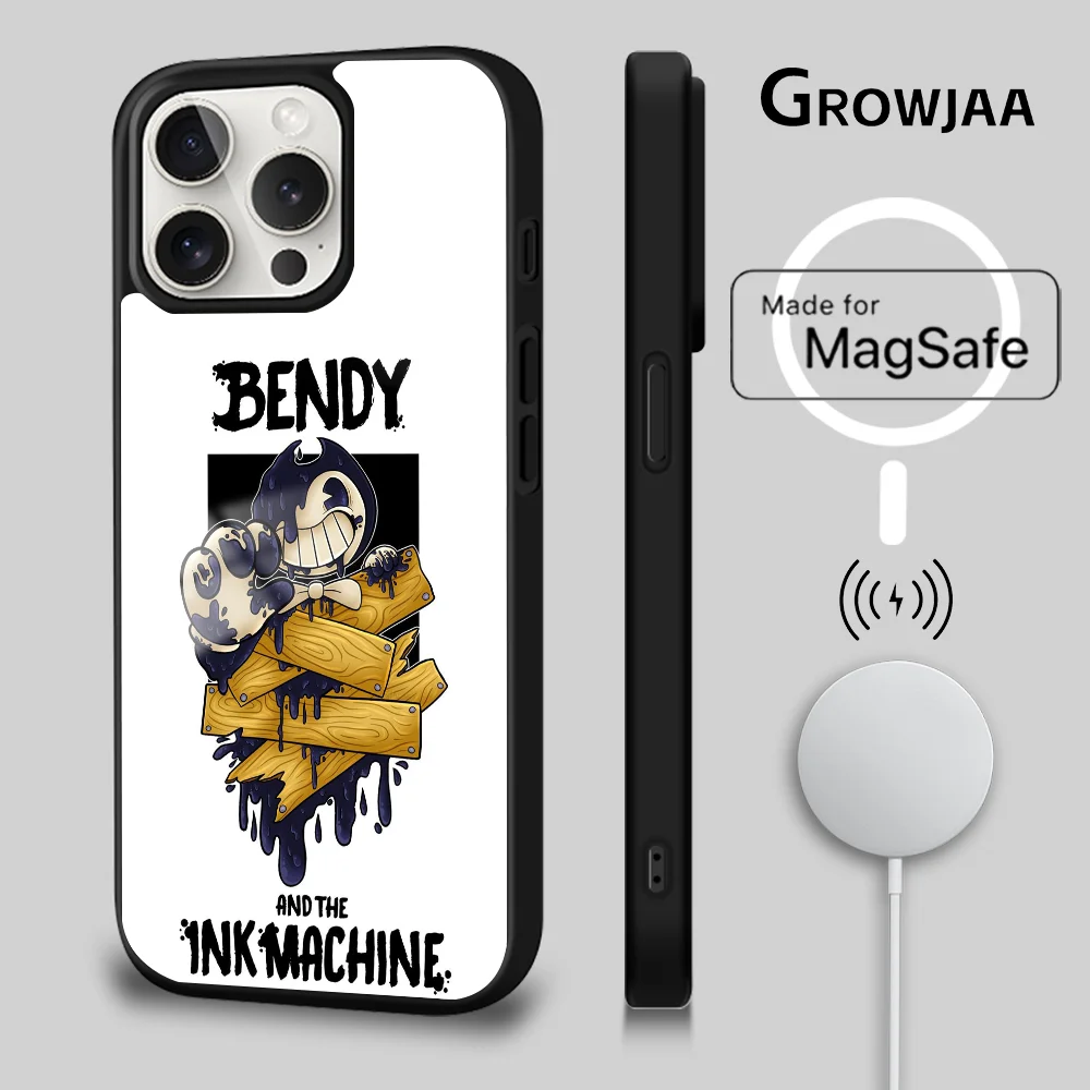 Game B_Bendy And T_The I_Ink M_Machine For iPhone 16 15 14 13 12 11 Pro Max Plus Mini Magsafe Mirror Wireless Magnetic Cover
Game B_Bendy And T_The I_Ink M_Machine For iPhone 16 15 14 13 12 11 Pro Max Plus Mini Magsafe Mirror Wireless Magnetic Cover