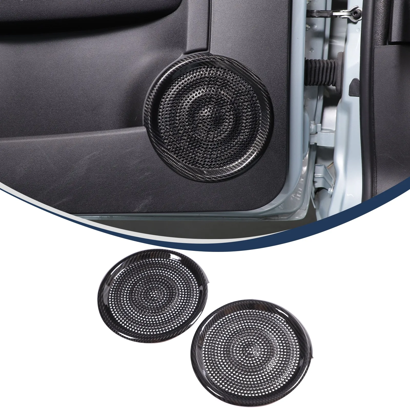 Carbon Fiber Car Front Door Speaker Decorative Cover Mesh For Fiat 500 Abarth 500 2016-2025 Door Tweeter Trim Accessories
Carbon Fiber Car Front Door Speaker Decorative Cover Mesh For Fiat 500 Abarth 500 2016-2025 Door Tweeter Trim Accessories