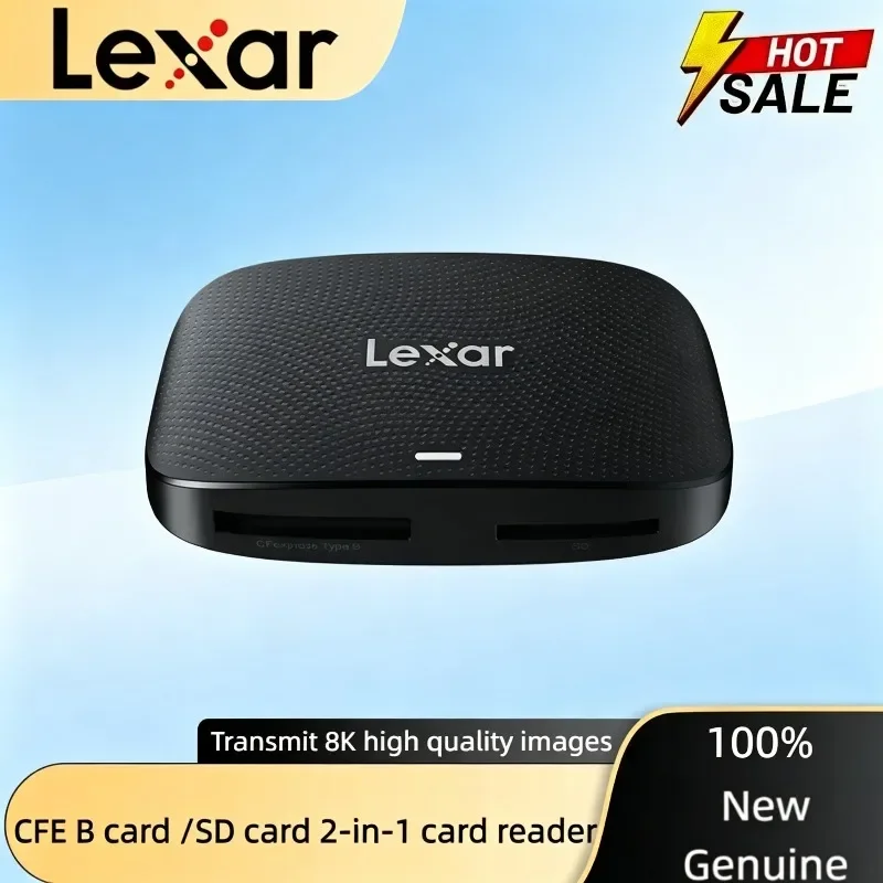 Lexar High Speed Memory Card RW520 100% Original Lexar Professional CFexpress Type B / SD Card Reader USB 3.2 Gen 2
Lexar High Speed Memory Card RW520 100% Original Lexar Professional CFexpress Type B / SD Card Reader USB 3.2 Gen 2