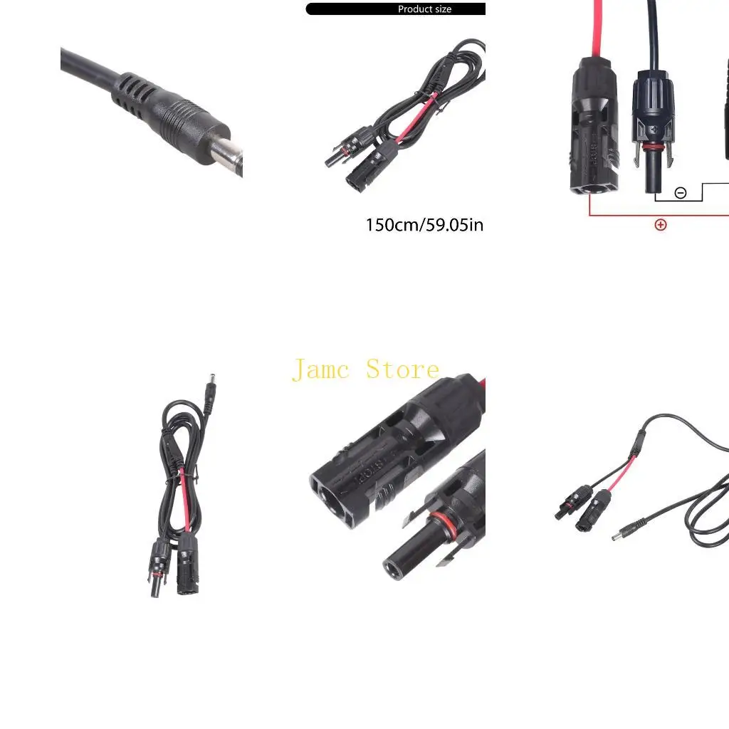 LX0B Solar Plug to Power Cable 16AWG Heavy Duty Waterproof Solar to 5.5x2.1mm
LX0B Solar Plug to Power Cable 16AWG Heavy Duty Waterproof Solar to 5.5x2.1mm