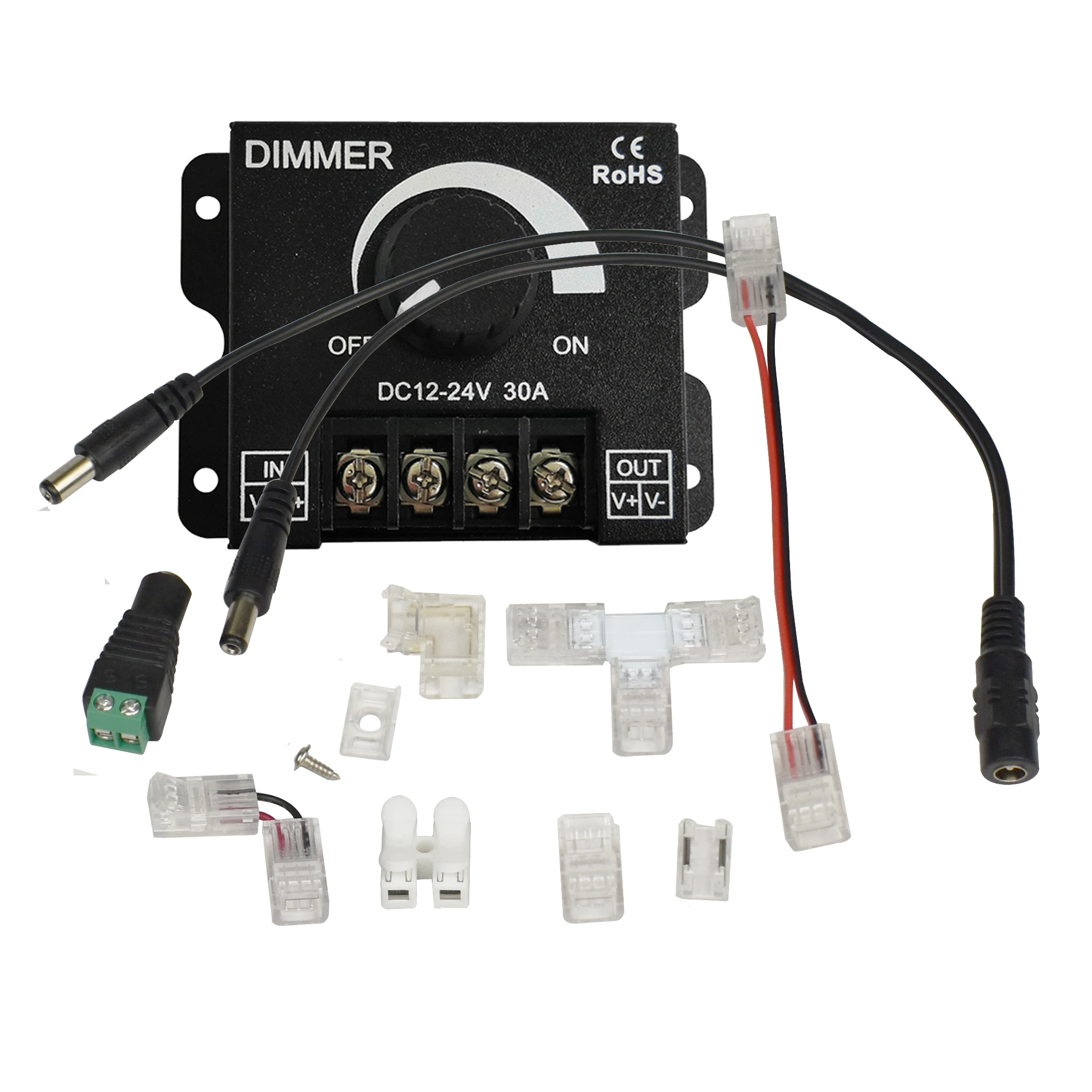 Accessories for LED Strip such as Dimmer Apdater Power Supply Width 8mm Connector COB Flexible Strip Light
Accessories for LED Strip such as Dimmer Apdater Power Supply Width 8mm Connector COB Flexible Strip Light