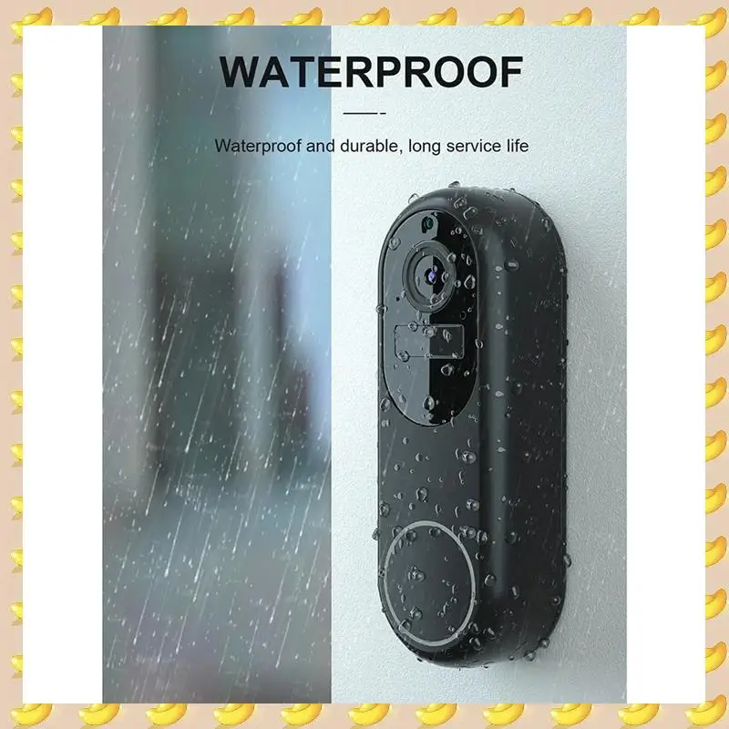 WIFI Wireless Door Bell Waterproof Night Vision Smart Home Video Intercom Camera US Plug
WIFI Wireless Door Bell Waterproof Night Vision Smart Home Video Intercom Camera US Plug