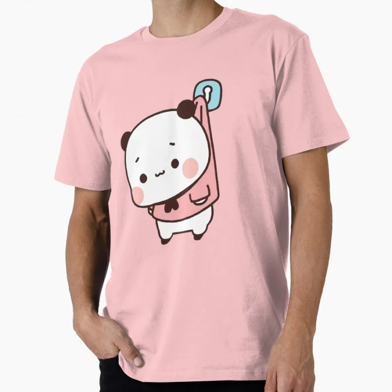 Bubu is hanging on a door hook Gift t shirt kawaii Panda Bear Cartoon Graphic tee Cute Y2K Clothes All size Tee S-6XL
Bubu is hanging on a door hook Gift t shirt kawaii Panda Bear Cartoon Graphic tee Cute Y2K Clothes All size Tee S-6XL