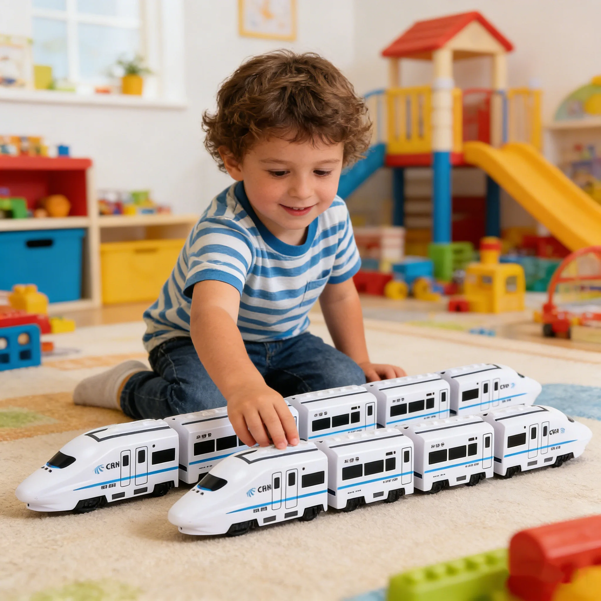 Harmony Railcar Simulation High-speed Railway Train Toys 3D Electric Bullet Train with Light Model Building Toy GIft Car for Kid
Harmony Railcar Simulation High-speed Railway Train Toys 3D Electric Bullet Train with Light Model Building Toy GIft Car for Kid