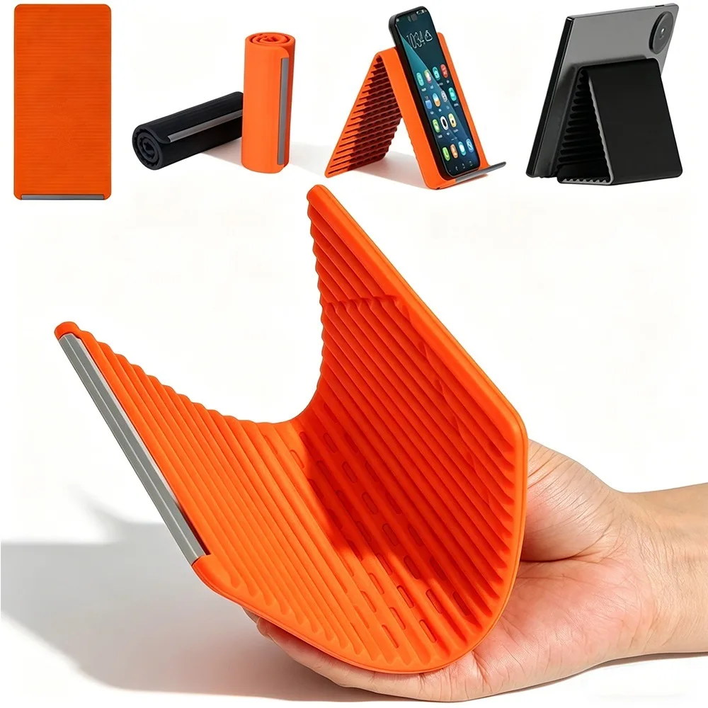 Multi Creative Silicone Mobile Phone Stand Flexible Arbitrarily Foldable Desk Tablet Laptop Lazy Holder Office Travel Accessory
Multi Creative Silicone Mobile Phone Stand Flexible Arbitrarily Foldable Desk Tablet Laptop Lazy Holder Office Travel Accessory
