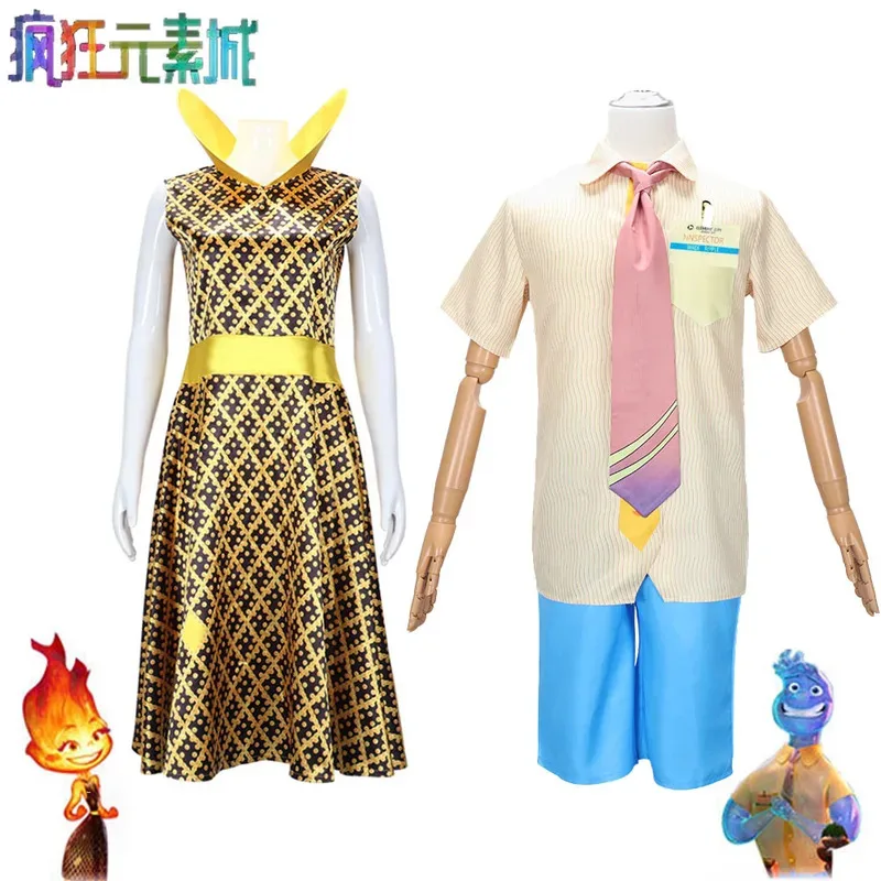 Hot Toys Adult Kids Elemental Amber Cosplay Costume Movie Water Fire Elemental Crazy Element CitySuit Girls Wade Costume Dress
Hot Toys Adult Kids Elemental Amber Cosplay Costume Movie Water Fire Elemental Crazy Element CitySuit Girls Wade Costume Dress