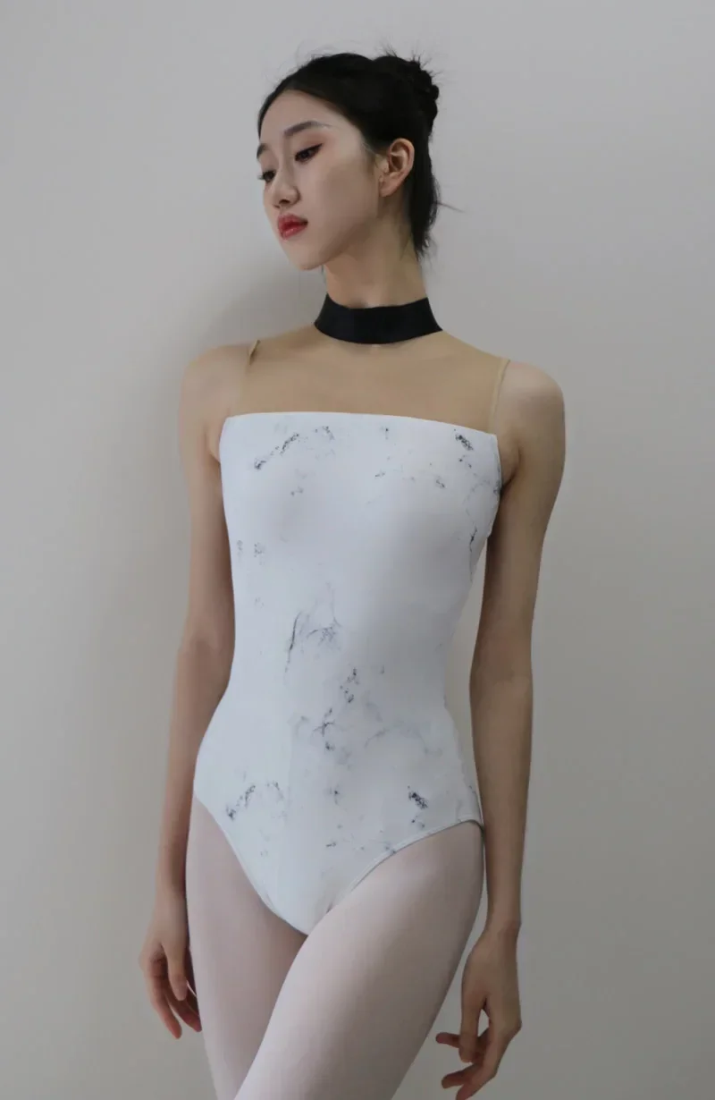 Daily Practice Ballet Dance Leotard Women White High Collar Ballet Gymnastics Dancing Clothes Lady's Advanced Ballet Leotard
Daily Practice Ballet Dance Leotard Women White High Collar Ballet Gymnastics Dancing Clothes Lady's Advanced Ballet Leotard