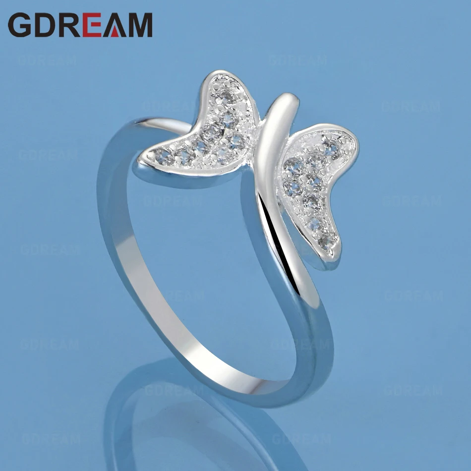 GDREAM 925 Sterling Silver Ring With 7-10# Butterfly Zirconia - Simple, Luxurious, Niche, High-End Party Jewelry
GDREAM 925 Sterling Silver Ring With 7-10# Butterfly Zirconia - Simple, Luxurious, Niche, High-End Party Jewelry