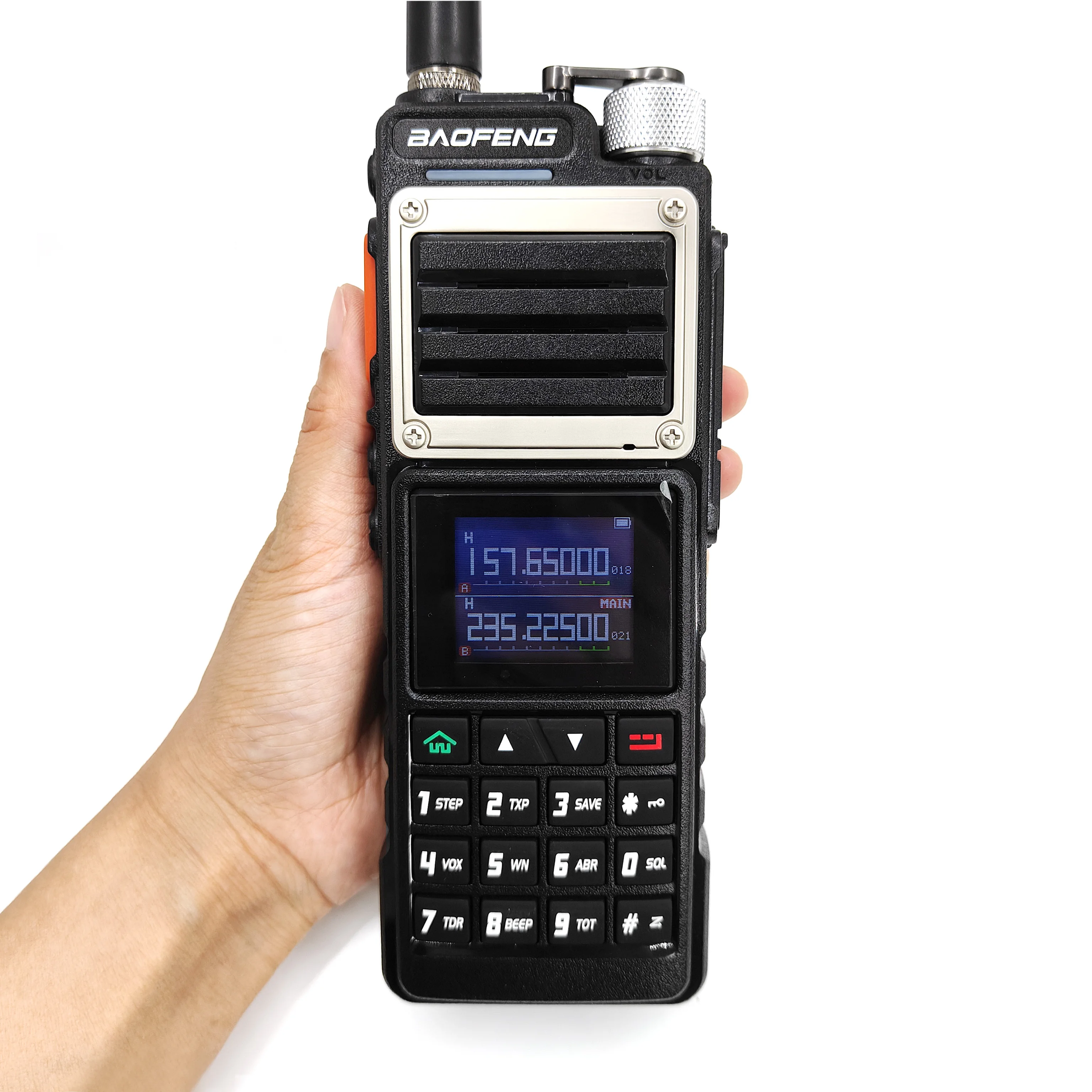 Рация Baofeng UV 25 мощностью 10 вт, радиолюбительская трехдиапазонная беспроводная, частота копирования NOAA Type-C, высокомощная любительская двусторонняя радиостанция
Рация Baofeng UV 25 мощностью 10 вт, радиолюбительская трехдиапазонная беспроводная, частота копирования NOAA Type-C, высокомощная любительская двусторонняя радиостанция