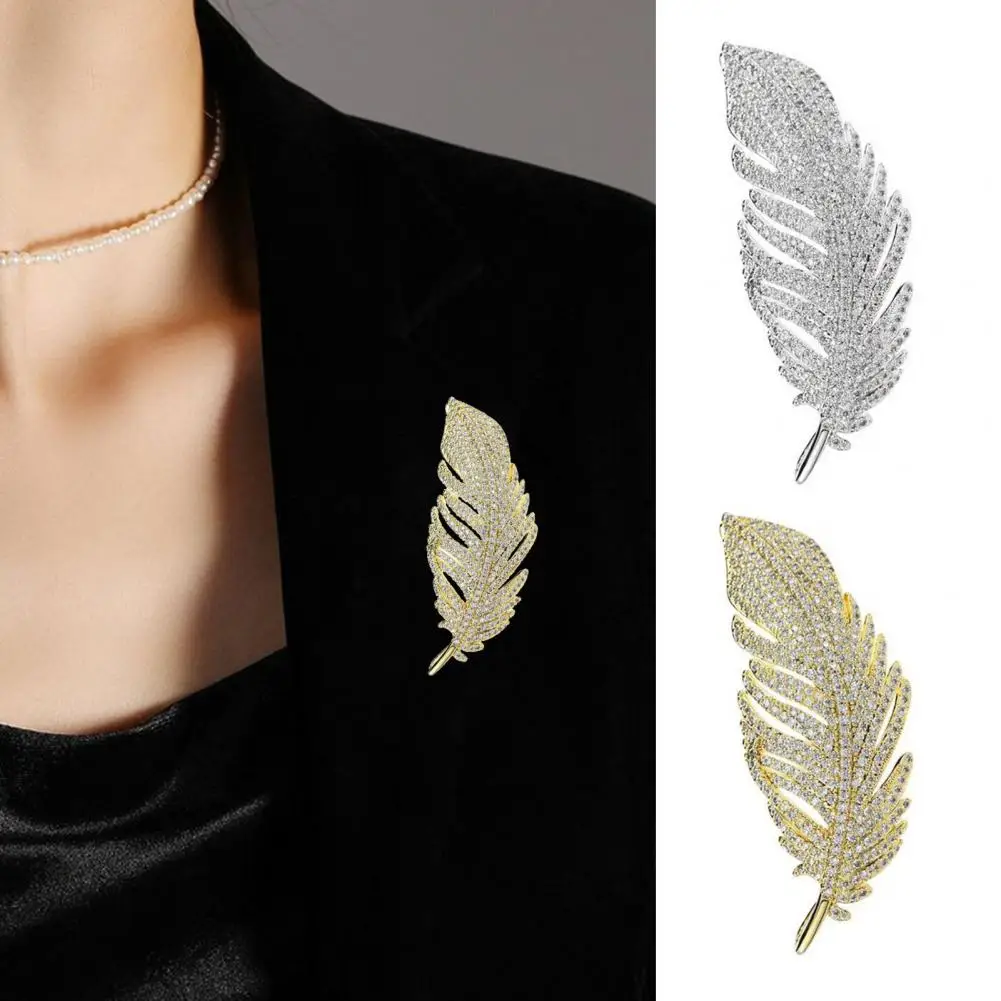 Rhinestone Feather Pin Elegant Rhinestone Feather Brooch for Parties Weddings Luxury Lapel Pin for Men Women Stylish Collar
Rhinestone Feather Pin Elegant Rhinestone Feather Brooch for Parties Weddings Luxury Lapel Pin for Men Women Stylish Collar