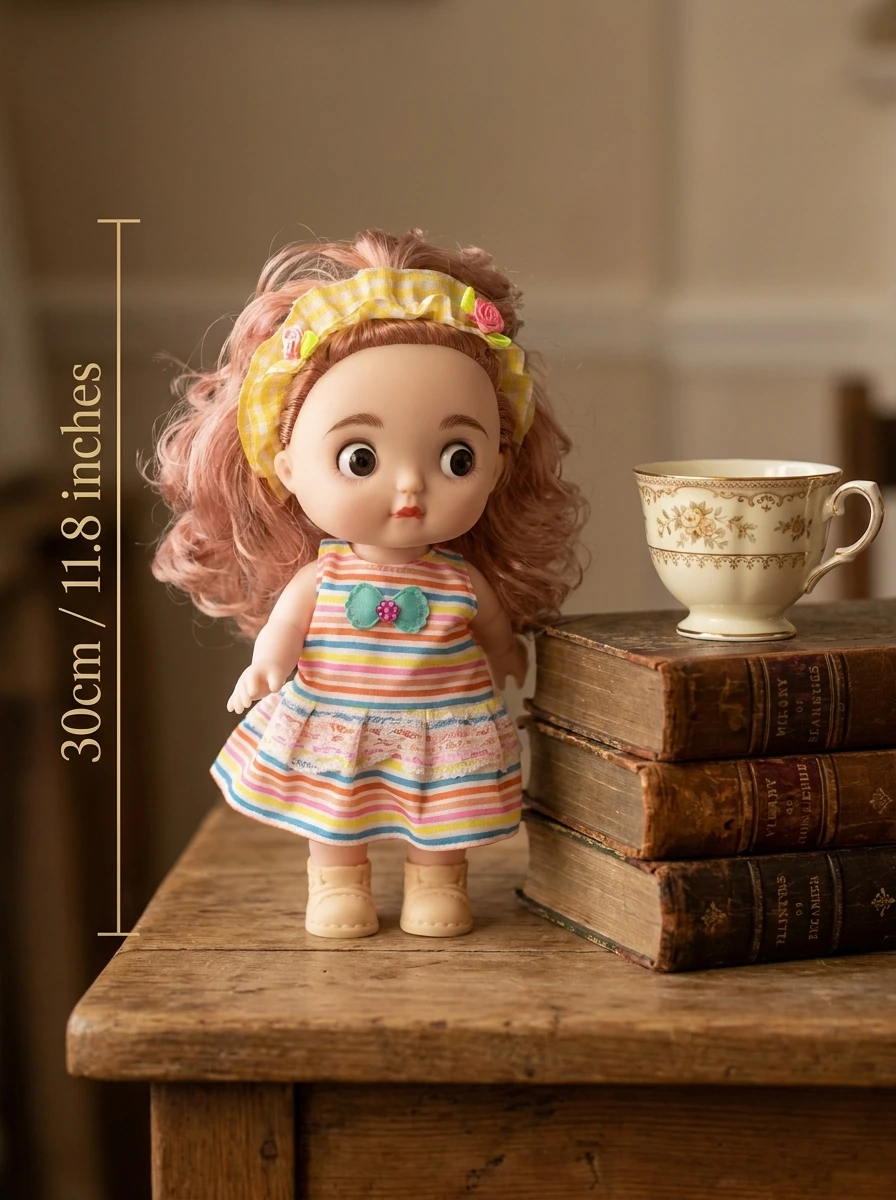 30cm Lifelike Reborn Baby Doll Girl Simulated Realistic Doll Gift for Collectors And Fans
30cm Lifelike Reborn Baby Doll Girl Simulated Realistic Doll Gift for Collectors And Fans