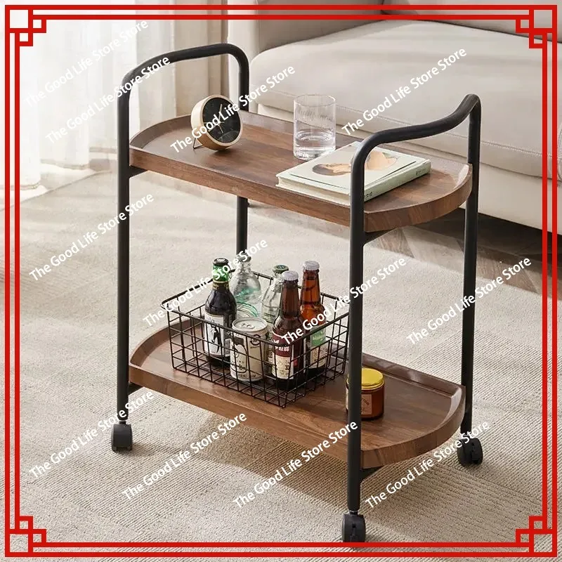 Storage Shelf, Small Cart Side Table Nordic Corner Table, Movable Small Coffee Table with Wheels, Solid Wood Walnut Color Sofa
Storage Shelf, Small Cart Side Table Nordic Corner Table, Movable Small Coffee Table with Wheels, Solid Wood Walnut Color Sofa