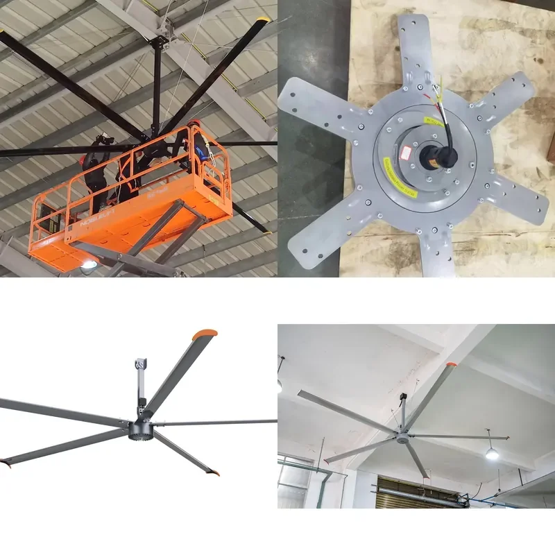 0.75kw 5m Industrial Ceiling HVLS Fans with Aluminum Alloy Blades 220V/380V AC Smart Controller
0.75kw 5m Industrial Ceiling HVLS Fans with Aluminum Alloy Blades 220V/380V AC Smart Controller