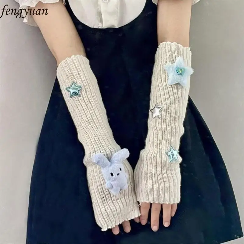 B2QE 2000s Rabbit Star Gloves Winter Autumn Warm Arm Sleeves for Cosplay Party Wear
B2QE 2000s Rabbit Star Gloves Winter Autumn Warm Arm Sleeves for Cosplay Party Wear
