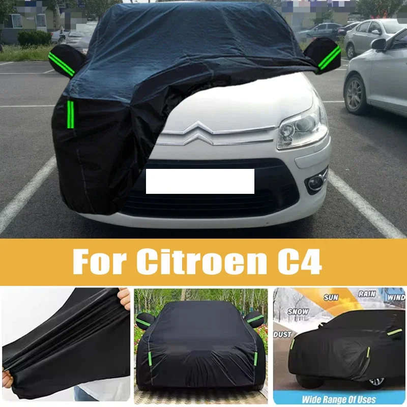 For Citroen C4 Full Car Cover Four Seasons Outdoor Sun Anti UV Rain Snow Dust Protection Oxford Cloth Accessories
For Citroen C4 Full Car Cover Four Seasons Outdoor Sun Anti UV Rain Snow Dust Protection Oxford Cloth Accessories