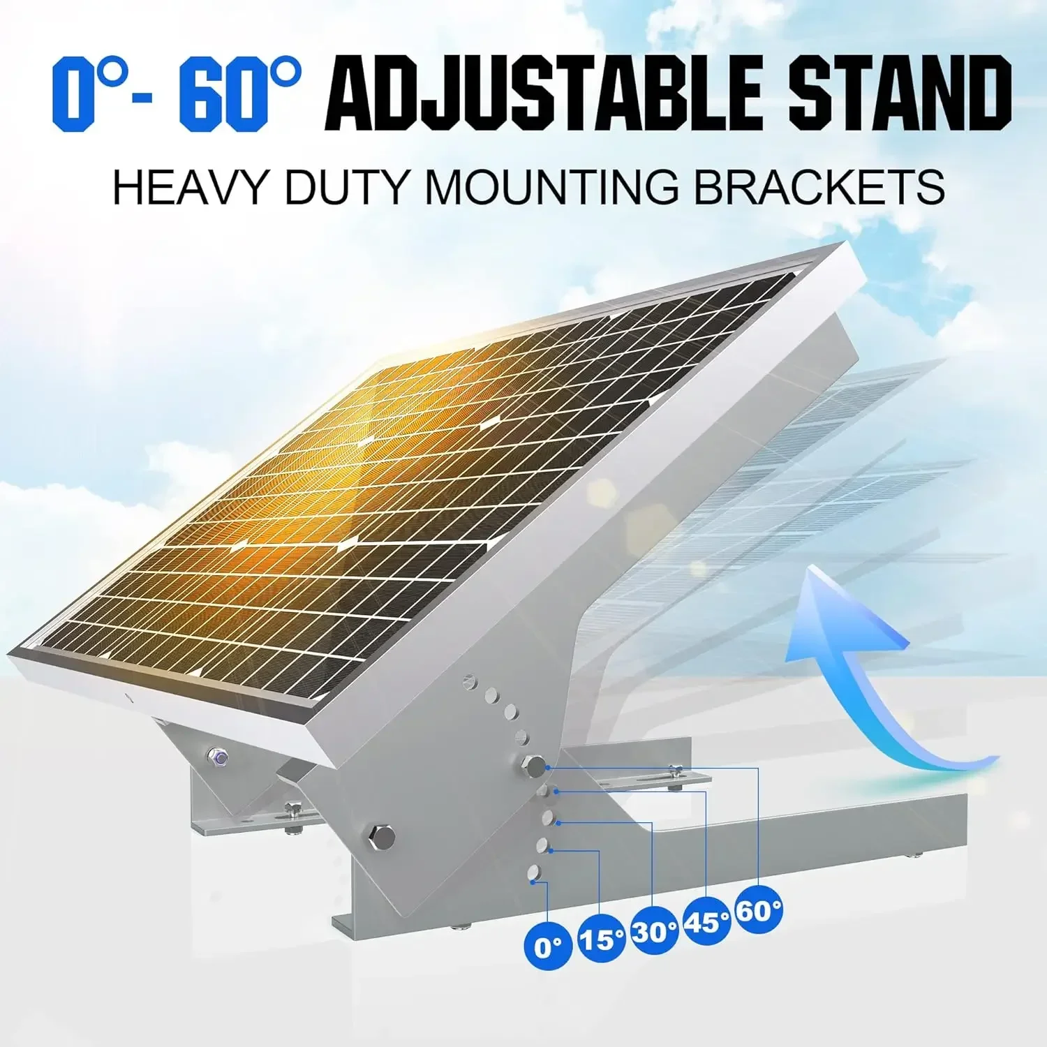Solar Panel Kit, Solar Battery Trickle Charger Maintainer + Waterproof Controller + Adjustable Mount Bracket for Automotive
Solar Panel Kit, Solar Battery Trickle Charger Maintainer + Waterproof Controller + Adjustable Mount Bracket for Automotive