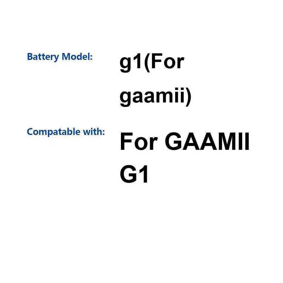 Аккумулятор мобильного телефона Nan с быстрой зарядкой для Gaamii G1
Аккумулятор мобильного телефона Nan с быстрой зарядкой для Gaamii G1