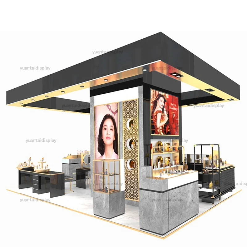 Custom. LED lighting showcase kiosk design shopping mall makeup display showcase glass custom cosmetic kiosk
Custom. LED lighting showcase kiosk design shopping mall makeup display showcase glass custom cosmetic kiosk