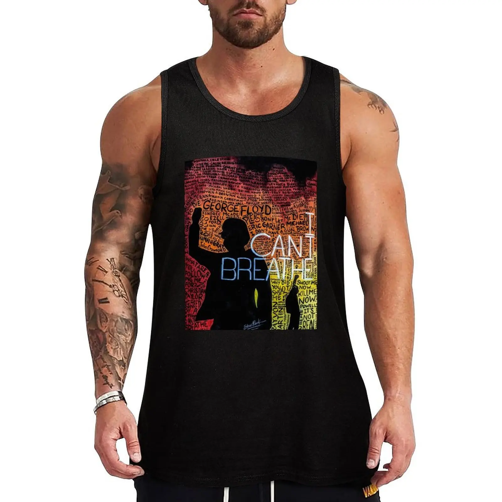 I CAN'T BREATHE: Black Lives Matter (Profits to BLM Charities) Tank Top Casual Print Tank Top Daily Graphic Sleeveless Wear
I CAN'T BREATHE: Black Lives Matter (Profits to BLM Charities) Tank Top Casual Print Tank Top Daily Graphic Sleeveless Wear