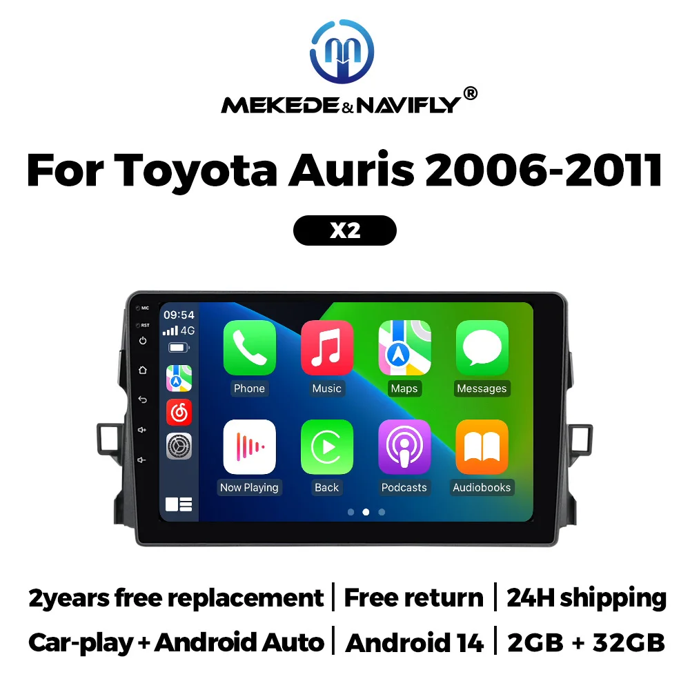 NaviFly Android 14 Auto Intelligentes System Car Radio Video Player GPS For Toyota Auris E150 2006 2007 2008 2009 2010 2011 2012
NaviFly Android 14 Auto Intelligentes System Car Radio Video Player GPS For Toyota Auris E150 2006 2007 2008 2009 2010 2011 2012
