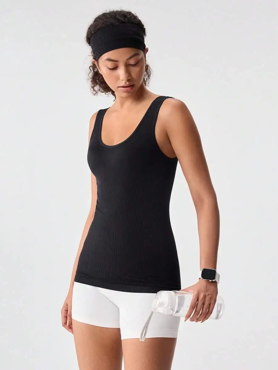 Women Seamless Compression Camisole Sleeveless Shapewear Fitness Waist Trainer Top Solid Color Undershirt
Women Seamless Compression Camisole Sleeveless Shapewear Fitness Waist Trainer Top Solid Color Undershirt
