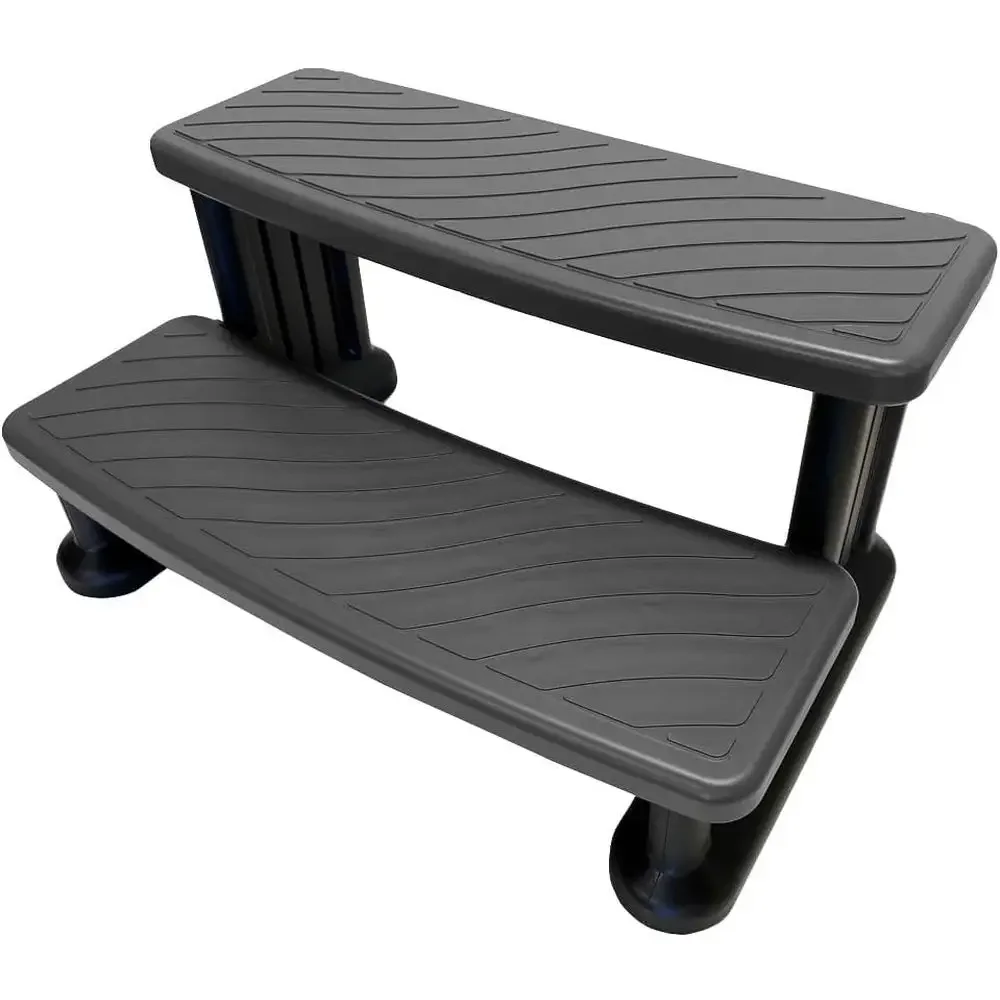 Outdoor Spa & Hot Tub Steps with Anti-Slip Grip Support - Light Grey
Outdoor Spa & Hot Tub Steps with Anti-Slip Grip Support - Light Grey